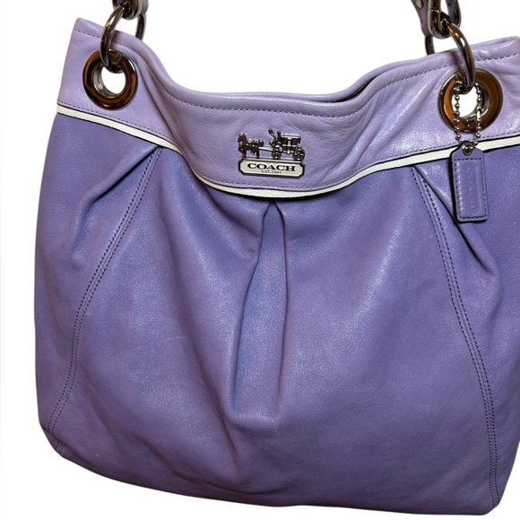 Coach Handbags - Coach Kristin Lavender pebbled Leather Hobo